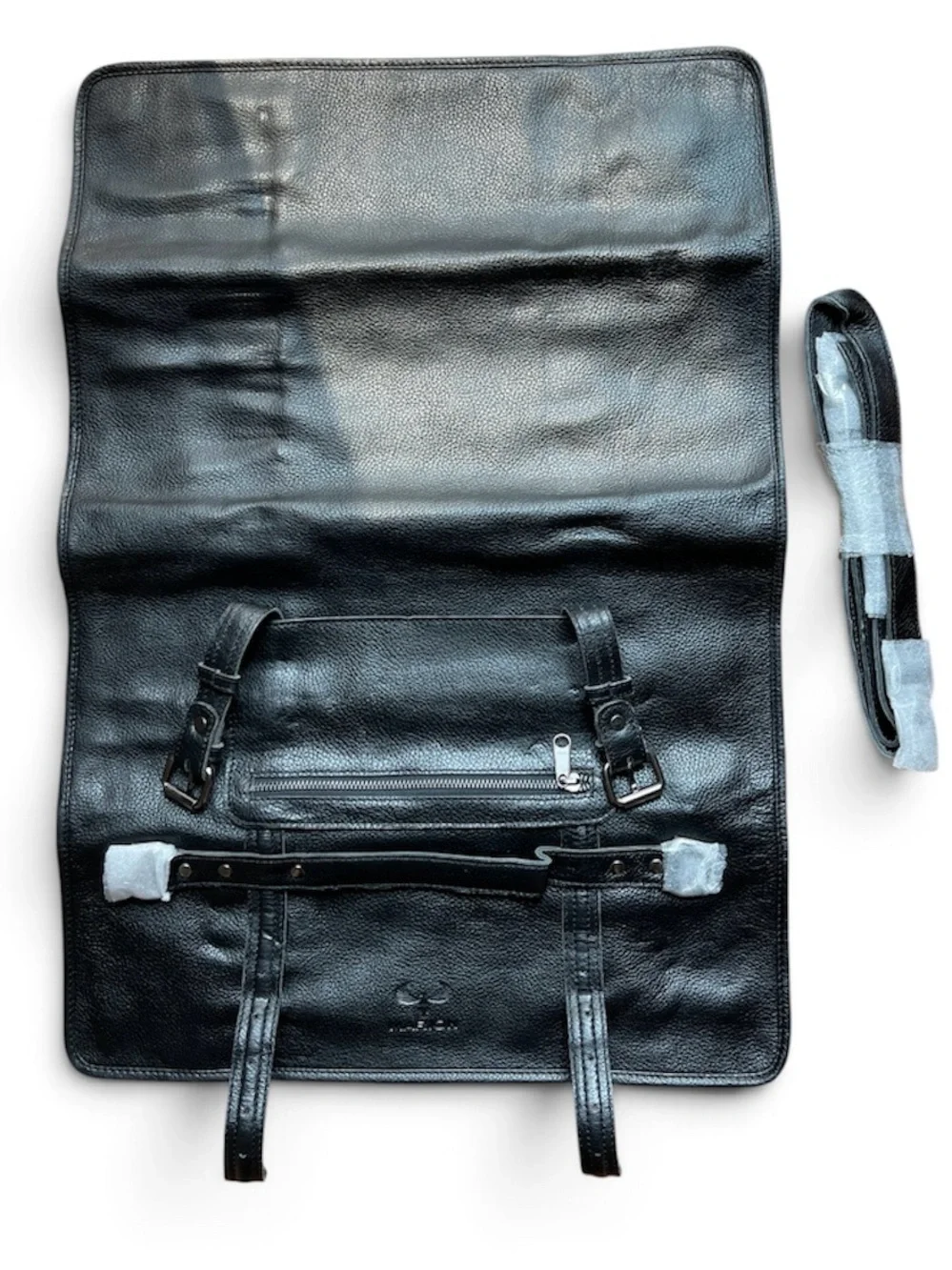 New Marion Le Kangou Genuine Calf Leather Knife Roll 8 Pocket Chef Knife Case